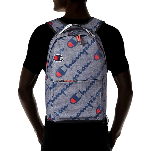 Champion Grey Navy Blue unisex-adult Advocate Backpack - Picture 7 of 9